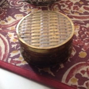 Vintage brass container made in India